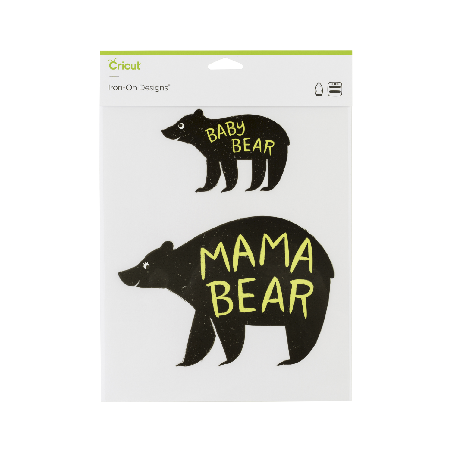 Cricut Iron-On Designs Mama Baby Bear 8.5X12